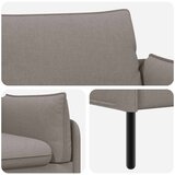 SOFA za dvije osobe Sivosmeđa 188 x 81 x 89 cm Tkanina Slike
