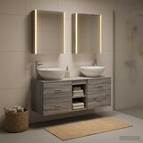  Set namještaja za kupaonicu 5 kom. Siva Sonoma | shoptok.hr