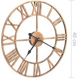  Zidni sat metalni 40 cm zlatni | Eponuda.ba