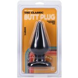 The Classics Velik gladek analni čep, črn | Shoptok.si