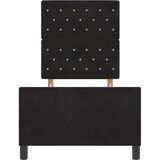  Krevetna konstrukcija Crna 80x200 cm Baršun | shoptok.hr