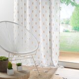 Douceur d intérieur Rumena/bela prosojna zavesa 140x240 cm Geokid – | Shoptok.si