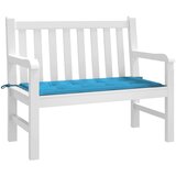  Jastuk za vrtnu klupu plavi 120 x 50 x 3 cm od tkanine Oxford | shoptok.hr