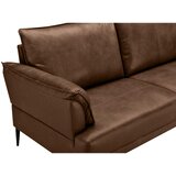 MID.YOU 2-SED, temno rjava tekstil, usnje | Shoptok.si
