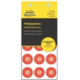 Avery Zweckform Kontrolne etikete z letnico, Ø 20 mm rdeča | Shoptok.si