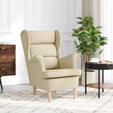  Fotelja krem 74x84x100 cm od tkanine | shoptok.hr