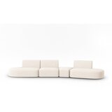 Milo Casa Bež sofa od šenila s desnim kutom 428 cm Paolo – Cijene
