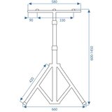 Toolight Statyw za halogene lampe RSL016 | shoptok.hr