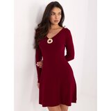 Factory Price Dress-PM-SK-DF61033.58-burgundy | Shoptok.si