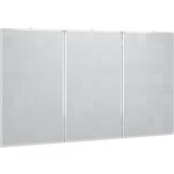  Magnetna bijela ploča sklopiva 120 x 100 x 1,7 cm aluminijska | shoptok.hr