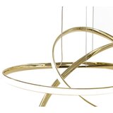 Toolight moderna led stropna svjetiljka + pilot App815-CP čvor zlato | shoptok.hr