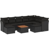  The Living Store Vrtna sedežna garnitura 10-delna z blazinami črn poli ratan - Vrtna Sedežna Garniture, (21443664) | Shoptok.si