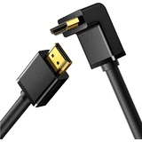 HDMI kabel (1 m, HDMI muški na muški, 90° kutni, High Speed s Ethernetom)