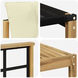  Set vanjskih sofa 9 kom. Bijela i krem | shoptok.hr