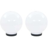 vidaXL LED kuglasta svjetiljka 2 kom 20 cm PMMA | shoptok.hr