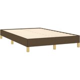 Okvir kreveta bez madraca tamnosmeđi 120x190 cm od tkanine | shoptok.hr