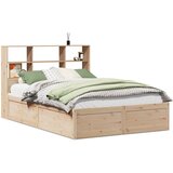 vidaXL Posteljni okvir brez vzmetnice 120x190 cm trdna borovina, (21523842) | Shoptok.si