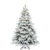 vidaXL Umestno božično drevo med 300 LED Zelena 210 cm PE in PVC | Shoptok.si