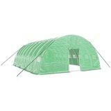 vidaXL Rastlinjak z jeklenim ogrodjem zelen 48 m² 8x6x2,85 m, (20817181) | Shoptok.si