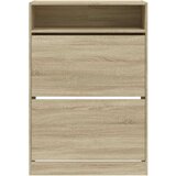 Ormarić za cipele s 2 ladice boja hrasta 80 x 34 x 116 cm | shoptok.hr