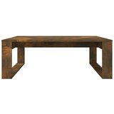  Stolić za kavu dimljeni hrast 100x100x35 cm konstruirano drvo | shoptok.hr