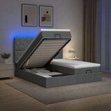  Krevet od pjene s madracem i LED-om Tamnosiva 180 x 200 cm | shoptok.hr