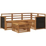  Set vanjskih sofa 5 pcs Prirodna 59 x 59 x 37 cm Poliester | shoptok.hr