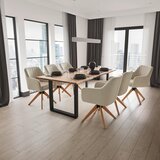 Bessagi Home jedilna miza malmo, les akacije, 200x100 cm | Shoptok.si