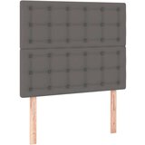  Box spring postelja z vzmetnico siva 80x200 cm umetno usnje, (20930588) | Shoptok.si