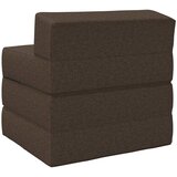SOFA na razvlačenje Sivosmeđa 200 x 70 x 15 cm Tkanina | shoptok.hr
