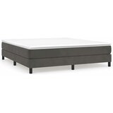  Krevet s oprugama i madracem tamnosivi 180x200 cm baršunasti | shoptok.hr