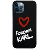 Karl Lagerfeld Maska za telefon Forever Karl za iPhone 12 Pro Max crna Cene