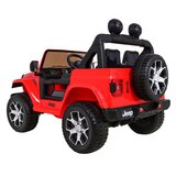  Licenciran avto na akumulator Jeep Wrangler Rubicon 4x4 - rdeč | Shoptok.si
