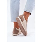 Laura Messi Ladies Leather Sports Shoes Beige 2935 | Shoptok.si