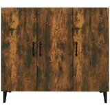  Komoda boja dimljenog hrasta 90 x 34 x 80 cm konstruirano drvo | shoptok.hr