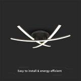  LED plafonska svetiljka LED/20W/230V 3000K crna | Eponuda.com