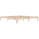  Posteljni okvir iz trdne borovine 200x200 cm, (20601707) | Shoptok.si