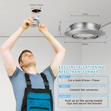 CLOKSH 67–75 mm ultra ploski zatemnljiv vgradni led reflektor odprta embalaža | Shoptok.si