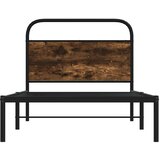  Posteljni okvir brez vzmetnice 107x203 cm dim. hrast inž. les, (21611624) | Shoptok.si