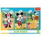 Puzzle 3x50 - Mice on vacation Disney Trefl 34881 | shoptok.hr