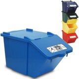 MEVA Dvonadstropna posoda za ločevanje odpadkov - modra, 45L, (21099080) | Shoptok.si