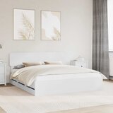  Krevetna konstrukcija Bijeli 200 x 200 cm Konstrukcijsko drvo | Eponuda.ba