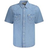 Wrangler Muška Košulja Kratkih Rukava Plava | shoptok.hr