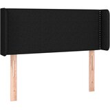  Posteljno vzglavje črno 103x16x78/88 cm blago, (20735917) | Shoptok.si