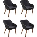  5-dijelni vrtni blagovaonski set crni | shoptok.hr