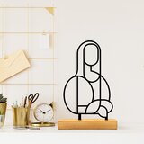 Atelier Del Sofa dekorativna figura mona, 26x8x17 cm, crna Cene