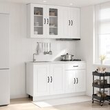  Kuhinjska jedinica KALMAR 4 pcs Bijela Konstruirano drvo | shoptok.hr
