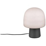  Namizna svetilka s steklenim senčilom v črni in beli barvi (višina 27 cm) Steen – | Shoptok.si