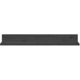  Zidne police 2 kom sive 80 x 11 x 9 cm od masivne borovine | Eponuda.com
