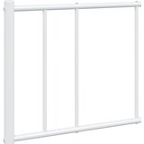 Metalni okvir kreveta uzglavlje i podnožje bijeli 120x190 cm | shoptok.hr